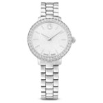 Swarovski klokke Matrix 3-link watch Swiss Made, Metal bracelet, Silver tone, Stainless steel - 5706182