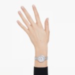 Swarovski klokke Matrix 3-link watch Swiss Made, Metal bracelet, Silver tone, Stainless steel - 5706182