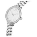 Swarovski klokke Matrix 3-link watch Swiss Made, Metal bracelet, Silver tone, Stainless steel - 5706182