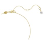 Swarovski smykke Stilla Attract pendant Round cut, White, Gold-tone plated - 5723298