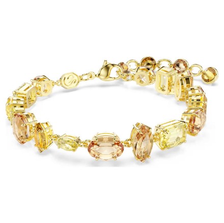 Swarovski armbånd Gema bracelet Mixed cuts, Yellow, Gold-tone plated - 5718072 Swarovski armbånd Gema bracelet Mixed cuts, Yellow, Gold-tone plated - 5718072