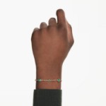 Swarovski armbånd Imber bracelet Round cut, Green, Gold-tone plated - 5730676