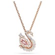 Swarovski smykke Swan pendant Mixed cuts, Swan, Pink - 5732414