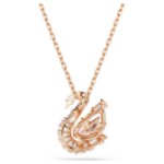 Swarovski smykke Swan pendant Mixed cuts, Swan, Pink - 5732414