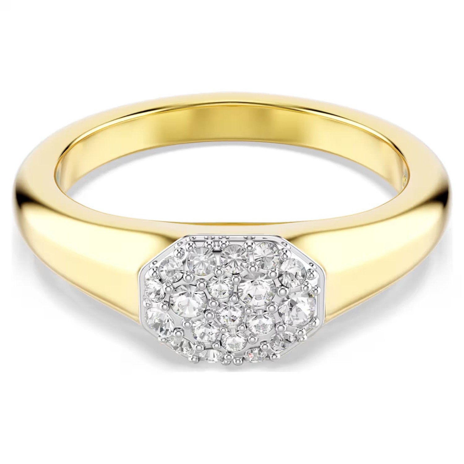 Swarovski ring Dextera ring Mixed cuts, White, Gold-tone plated - 5732854
