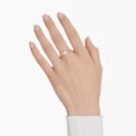 Swarovski ring Dextera ring Mixed cuts, White, Gold-tone plated - 5732854