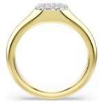 Swarovski ring Dextera ring Mixed cuts, White, Gold-tone plated - 5732854