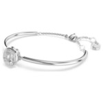 Swarovski armbånd Dextera bangle Round cut, White, Rhodium plated - 5733399