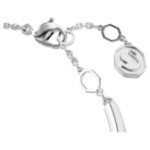 Swarovski armbånd Dextera bangle Round cut, White, Rhodium plated - 5733399