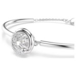 Swarovski armbånd Dextera bangle Round cut, White, Rhodium plated - 5733399