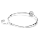 Swarovski armbånd Dextera bangle Round cut, White, Rhodium plated - 5733399