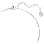 Swarovski smykke Bella V pendant Round cut, Blue, Rhodium plated - 5734232