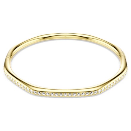 Swarovski armbånd Dextera bangle Octagon shape, Round cut, White, Gold-tone plated - 5724581 Swarovski armbånd Dextera bangle Octagon shape, Round cut, White, Gold-tone plated - 5724581