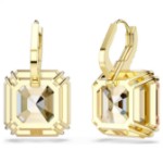 Swarovski øredobber Millenia drop earrings Mixed cuts, Caramel, Gold-tone plated - 5725744