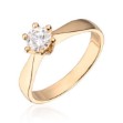 Forlovelsesring Margrete med Oval Lab Grown diamant i 1,00 ct og River (D) -VS1 - LAB16116100RVGU