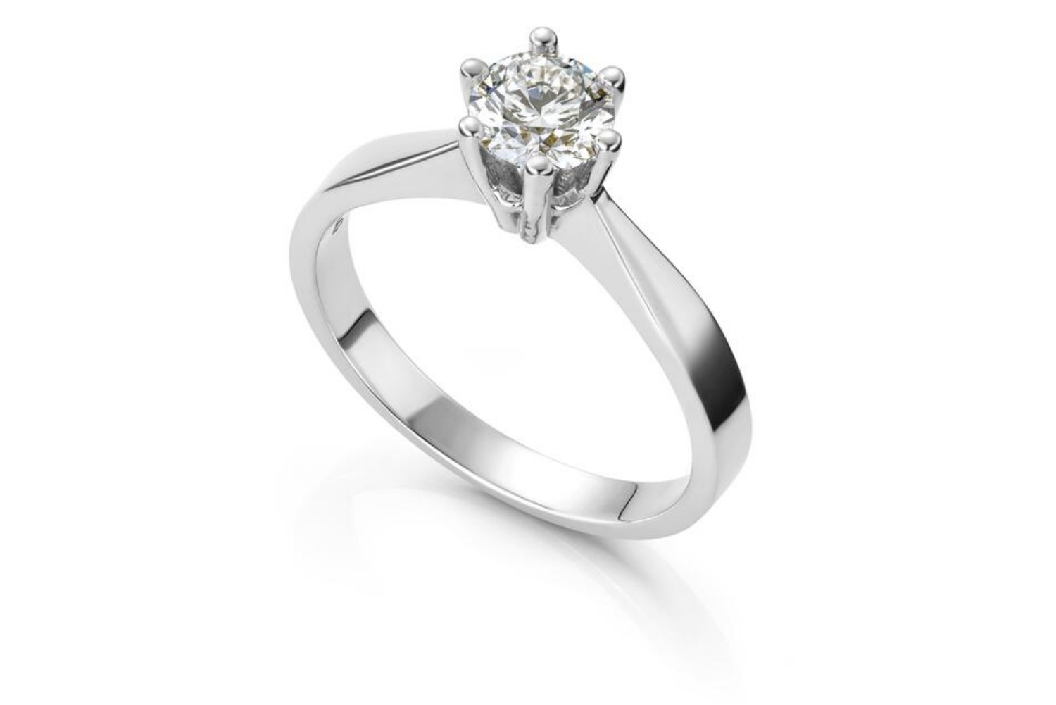 Forlovelsesring Margrete med Oval Lab Grown diamant i 0,40 ct og River (D) -VS1 - LAB1611640RVHV