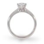 Forlovelsesring Gaia med Oval Lab Grown diamant i 1.00 ct og River (D) - VS1 - LG100gg