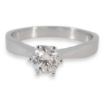 Forlovelsesring Margrete med Oval Lab Grown diamant i 0,50 ct og River (D) -VS1 - LAB1611650RVHV