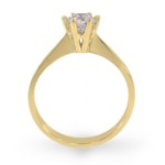 Forlovelsesring Margrete med Oval Lab Grown diamant i 0,50 ct og River (D) -VS1 - LAB1611650RVGU