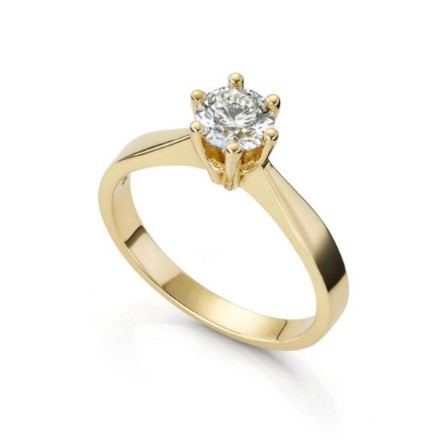 Forlovelsesring Margrete med Lab Grown diamant i 0,70 ct og River (D) -VS1 - LAB1611670RVGU Forlovelsesring Margrete med Lab Grown diamant i 0,70 ct og River (D) -VS1 - LAB1611670RVGU