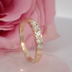 Diamantring Iselin med 5x0,10 ct TW-Si-85050100