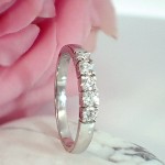 Forlovelsesring diamantring Iselin 5x0,07 ct TW-Si-8505070