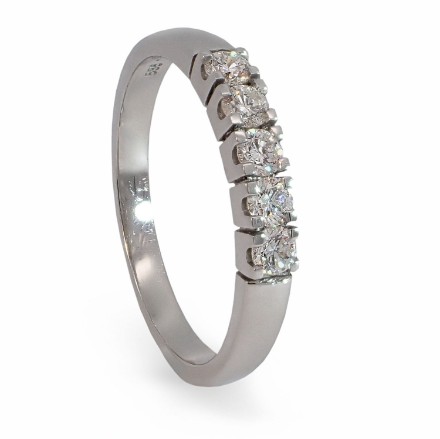 Forlovelsesring diamantring Iselin 5x0,07 ct TW-Si-8505070 Forlovelsesring diamantring Iselin 5x0,07 ct TW-Si-8505070