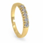 Forlovelsesring diamantring Iselin 5x0,07 ct TW-Si-85050700