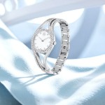 Swarovski klokke Hyperbola bangle watch Swiss Made, Metal bracelet, Silver tone, Stainless steel - 5689432