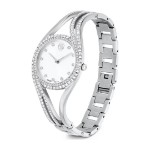 Swarovski klokke Hyperbola bangle watch Swiss Made, Metal bracelet, Silver tone, Stainless steel - 5689432