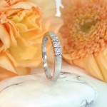 Forlovelsesring diamantring Iselin 3x0,05 ct TW-Si-8503050