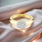 Swarovski ring Dextera ring Mixed cuts, White, Gold-tone plated - 5732854