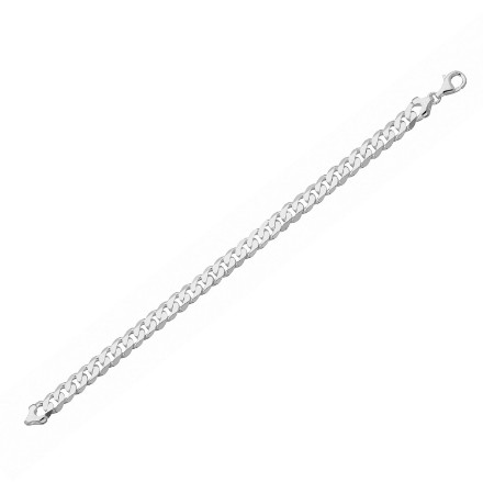 Panser herre armbånd i sølv, bredde 6.9 mm. Svedbom - 11-GL180-21 Panser herre armbånd i sølv, bredde 6.9 mm. Svedbom - 11-GL180-21