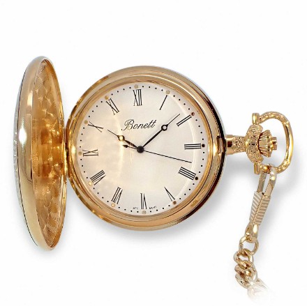 Bonett lommeur double mekanisk inkl. kjede - 462D Bonett lommeur double mekanisk inkl. kjede - 462D