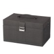 Smykkeskrin 325x210x180mm grå - 3463671