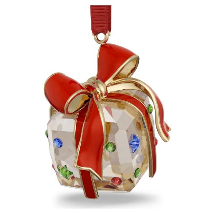 Swarovski figurer Holiday Cheers Gift Ornament - 5701518 Swarovski figurer Holiday Cheers Gift Ornament - 5701518