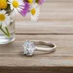 Forlovelsesring Margrete med Lab Grown diamant i 3,00 ct og River (D) -VS1 - LAB16116300RVHV