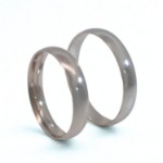 Giftering i hvitt gull 14kt, 4 mm. RUBIN modell 167 -1340