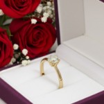 Diamantring forlovelsesring Frøya 0,30 ct River (E)-Si1 - 3106030