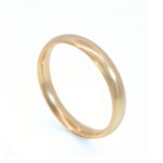 Gifteringer i gult gull 14kt, 3.5 mm. RUBIN modell 803 - 1435