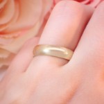 Gifteringer i gult gull 14kt, 5 mm. RUBIN modell 803 – 1450