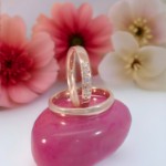 Gifteringer i nøttefarget gull 14 kt, 3 mm & 3.5 mm. GERSTNER - 31313