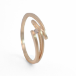 Gullring med zirkonia stein-coc5000622