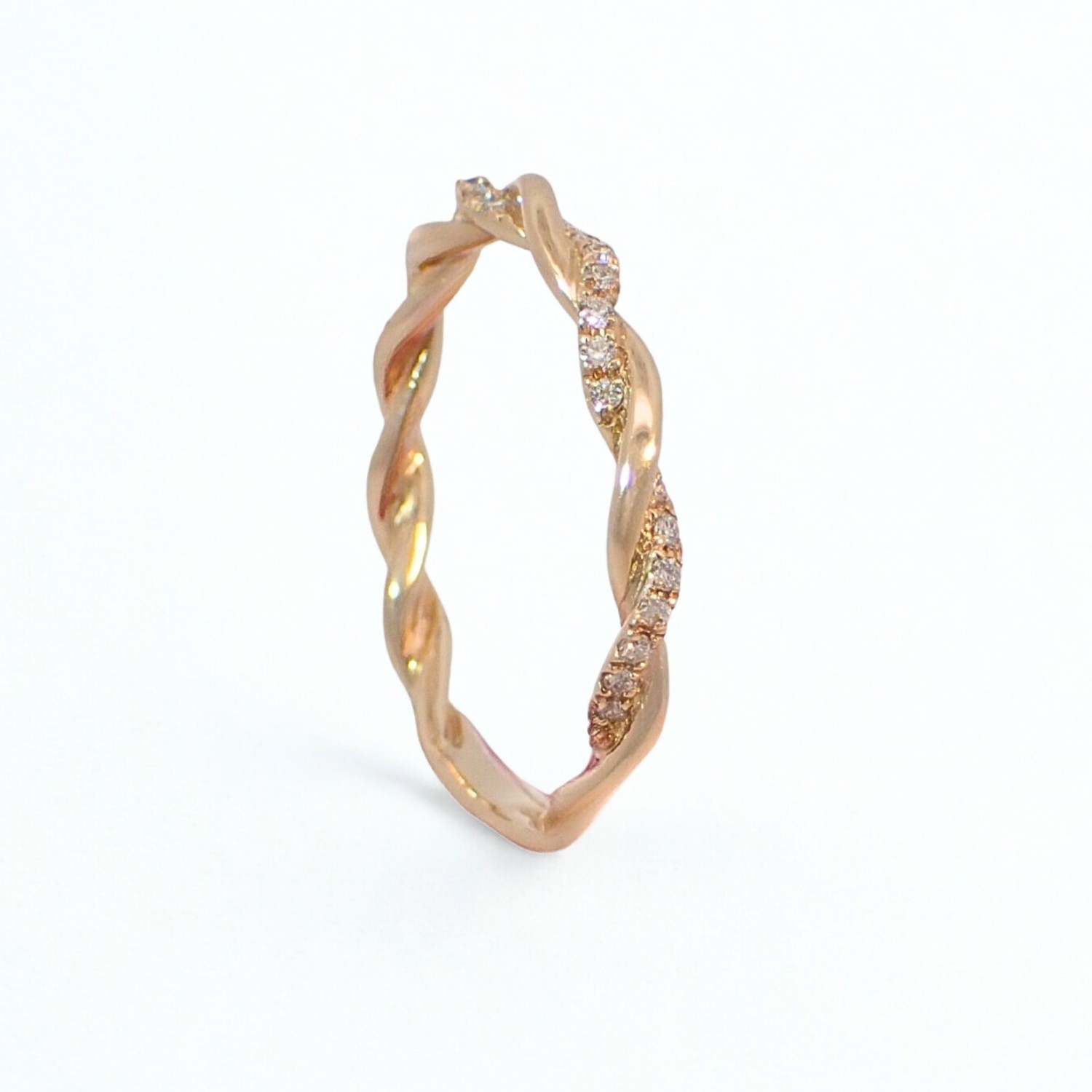 Gullring med zirkonia stener - coc5001179