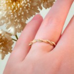 Bilde av Gullring med zirkonia stener - coc5001179