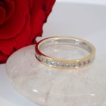 Diamantring Flerstens 0,165 ct TW-Si i 14kt gull - 2976533