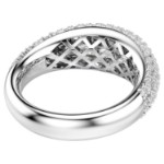 Swarovski Sublima ring White, Rhodium plated - 5737597