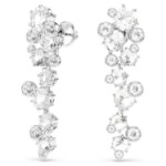 Swarovski Constella drop earrings Mixed cuts, White, Rhodium plated - 5732252