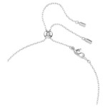 Swarovski collier Constella Y necklace Crystal pearl, Round cuts, White, Rhodium plated - 5711830