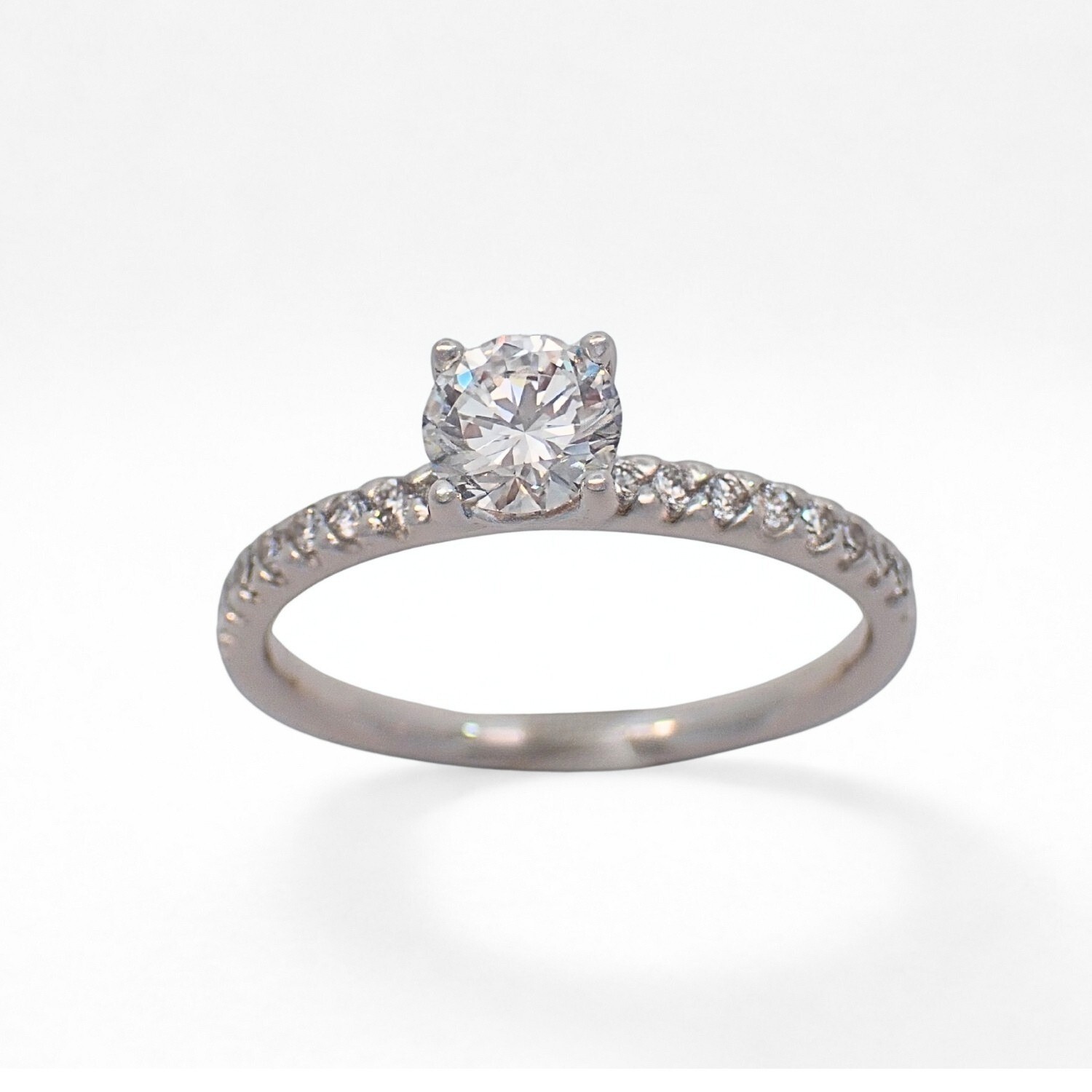 Forlovelsesring med Lab Grown diamant 0,69ct TW-VS - Bur520006